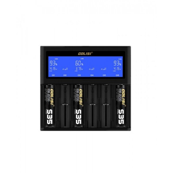 Golisi S6 6 Slots Battery Charger