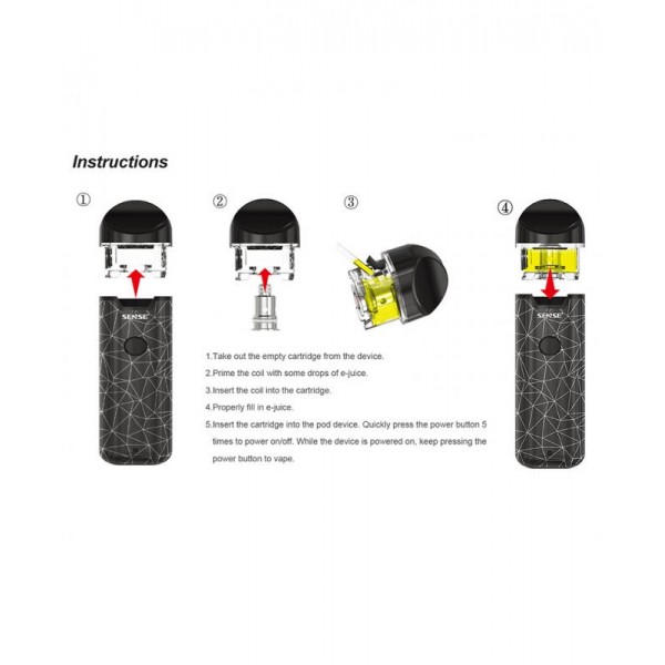 Sense Orbit Replacement Cartridge Pods With Coils