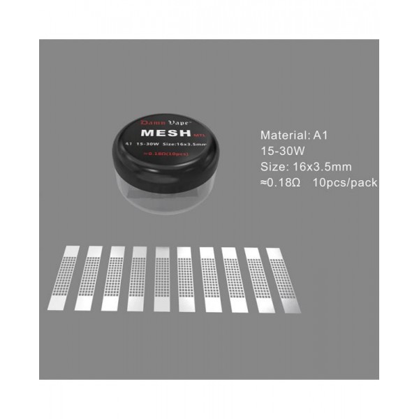 Damn Vape MTL Mesh Coil For Intense RDA 10PCS/Pack