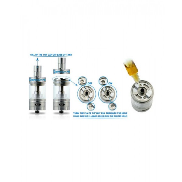 Ceravape Soter Sub Ohm Tank With Triple Ceramic Coils