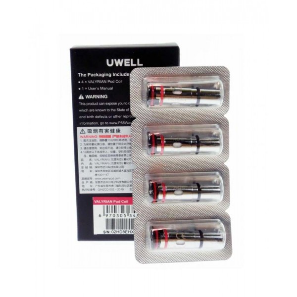 Uwell Valyrian Pod Replacement Coils 4PCS/Pack